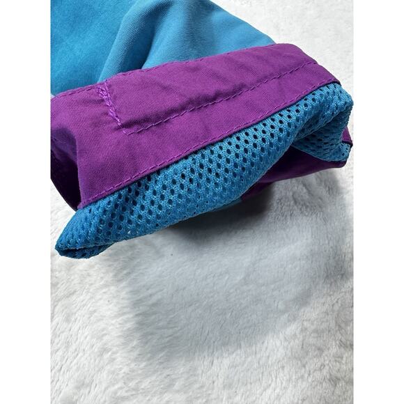 Vintage Patagonia Women’s Anorak Pullover Hooded Windbreaker Teal Size 10 . - Picture 3 of 10